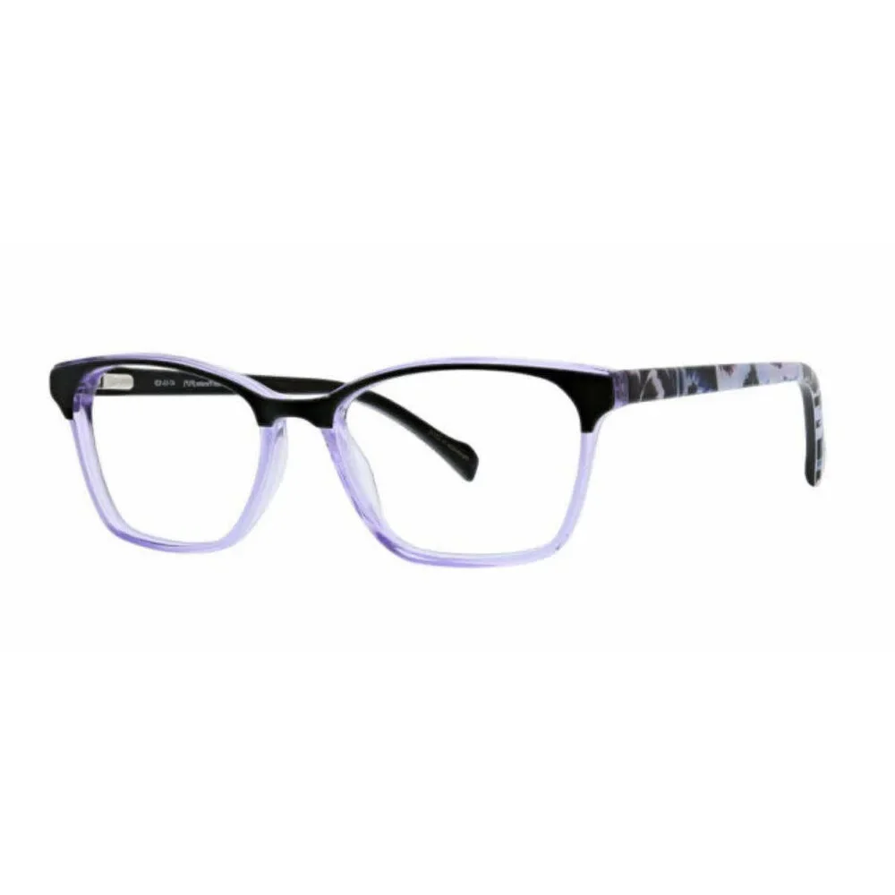 NWT Vera Bradley Dylan Plum Pansies 4715 47mm New Eyeglasses